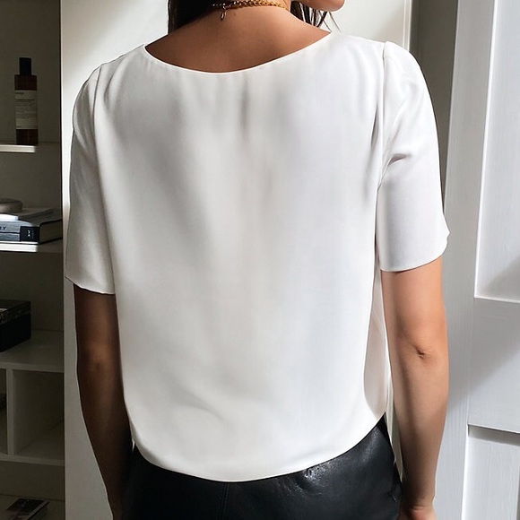 Aritzia Randy Blouse Size Médium White - Picture 2 of 5